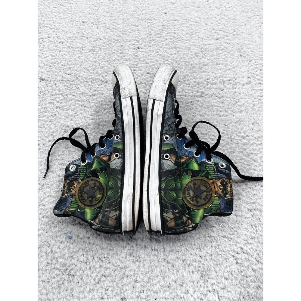 Men's Converse All Stars Chucks Green Arrow DC Comics High Top Sneaker Size 8 - Picture 9 of 11